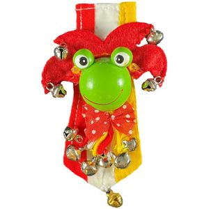 Oeteldonk broche - Kikker op banner