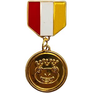 Oeteldonk pin - Medaille met kikker