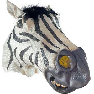 Halloween masker - Zebra - Latex