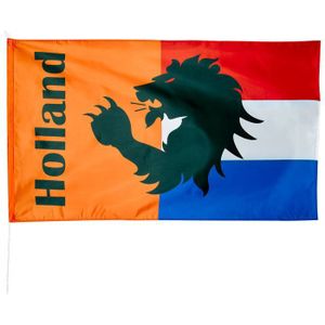 Koningsdag vlag Holland - 90x150cm