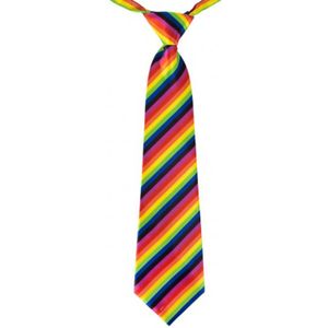 Stropdas regenboog - 40cm