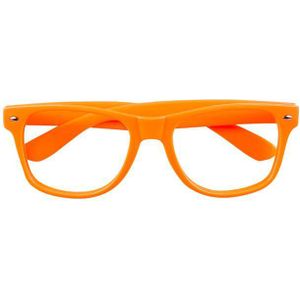 Koningsdag bril - Neon oranje