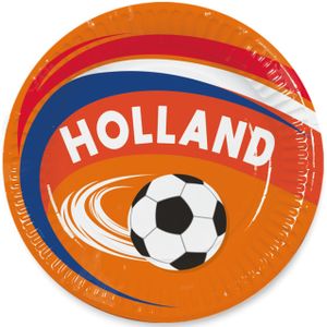 Papieren bordjes Holland - 8 stuks - 23cm