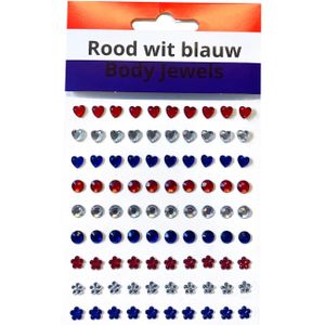 Fjesta - Bodystockings - Rood/wit/blauw