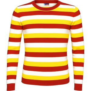 Fjesta - Oeteldonk Trui - Rood-Wit-Geel - Unisex