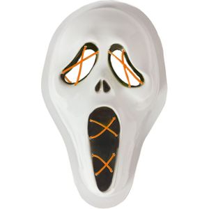 Halloween masker - Scream - LED oranje