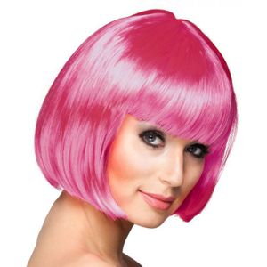 Pruik icy pink