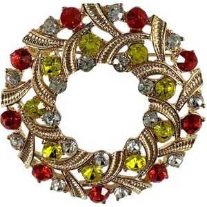 Oeteldonk broche metaal - Krans