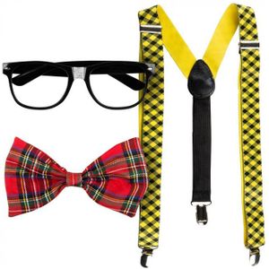 Carnaval accessoireset – Nerd outfit