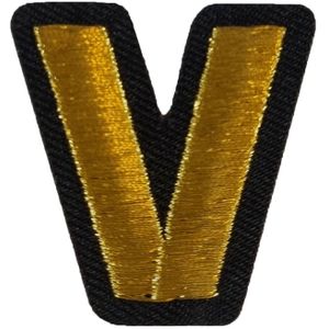 Kruikenstad embleem - Gouden letter V