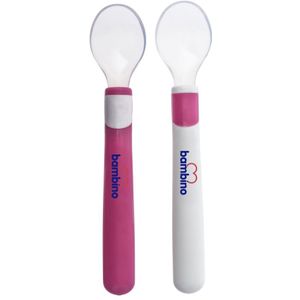 Bambino Roze 2 Stuks Silicone Lepel P0406