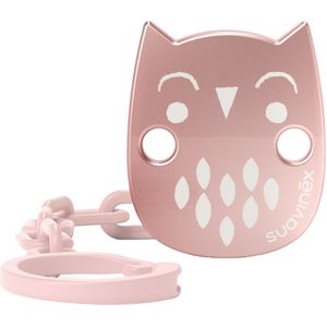 Suavinex Bonhomia Owl Pink Speenketting SXSBW0079723