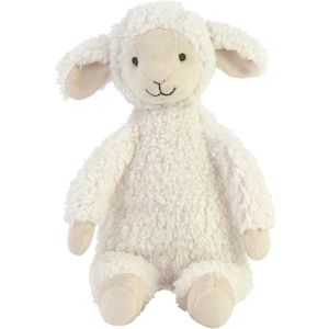 Happy Horse Lam Leo Knuffel 30cm - Wit - Baby knuffel