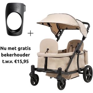 Pronto Sand Beige Bolderkar / Duowagen 4279