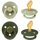 Bibs Sage/Hunter Green 0-6 mnd 2 Stuks Anatomische Fopspeen 2111423