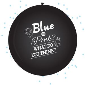 Ootje Kadootje Gender Reveal Boy Confetti Blue Ballon OK 8081