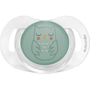 Suavinex Bonhomia Reversible Owl Green 0-6m Silicone Fopspeen SXSBP1079655