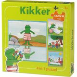 Bambolino Toys De Wereld Van Kikker 4 in 1 Kartonnen Puzzelset 24011