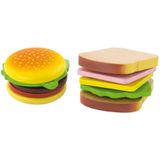 Viga Houten Speelgoed Hamburger & Sandwich 50810