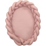MamaLoes Amy Pure Roze 2-in-1 Babynest en Braided Bedbumper 80662