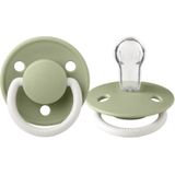 Bibs De Lux Glow In The Dark Sage Silicone Fopspeen 1010270C