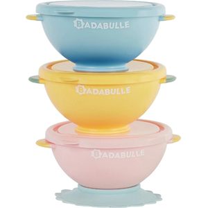 Badabulle Funcolors Bowls Kommetjes met Deksel B005108