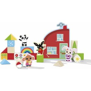 Bing Houten Speelgoed Blokken 20 Delig - Peuter Kleuter Junior Educatief Speelgoed - Bambolino Toys