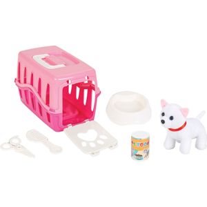 Pilsan My Cute Cat Roze Knuffel met Reismand en Accessoires 03 596