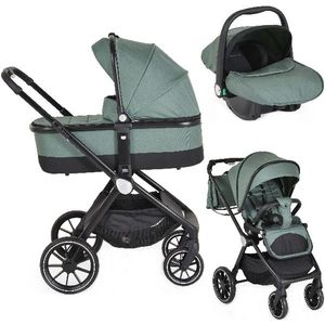 Cangaroo Christiano Green 3-in-1 Kinderwagen incl. i-Size Autostoel 110922