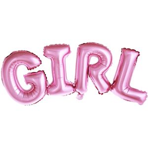 Jep-Party 'Girl' Roze 108 cm Folieballon 443071