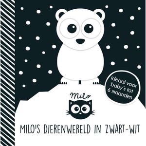 Milo's Dierenwereld in Zwart-Wit Kinderboek 7963