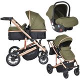 Cangaroo Thira Green 3-in-1 Combi Kinderwagen incl. Autostoel