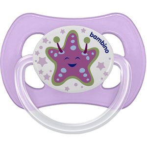 Bambino Zeester Paars No. 3 (18m+) Orthodontische Silicone Fopspeen P2510