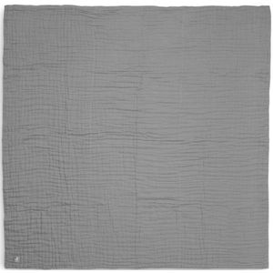Jollein Wrinkled Cotton Storm Grey 120 x 120 cm Ledikantdeken 523-557-66009