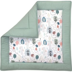 MamaLoes Amy Animal Forest Green 80 x 100 cm Boxkleed 81919