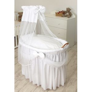 MamaLoes Royal Wit Voile Baby Wiegje 66756