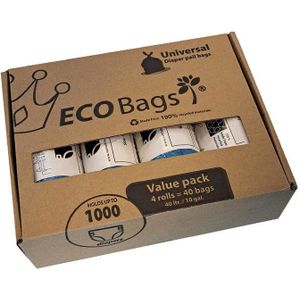DiaperChamp ECO 4X 40L Valuepack Standaard Zak voor Luieremmer Regular 2123