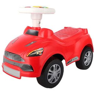 Eco Toys Sports Loopauto - Rood - met muziek