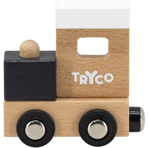 Tryco Houten Gekleurde Lettertrein - Locomotief TR-353046