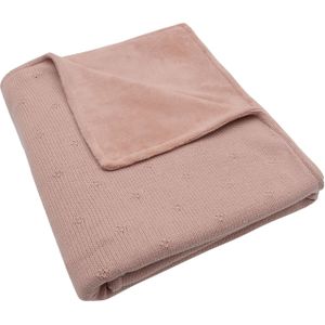 Jollein Cosy Knit Wild Rose / Velvet 100 x 150 cm Ledikantdeken 517-522-68034