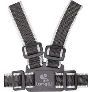 Lorelli Safety Harness Grey & White Kinderstoel Tuigje met Looplijn 1001005-0001