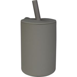 Tryco Olive Gray Siliconen Rietjesbeker TR-392827