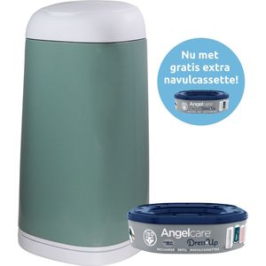 Promo: Angelcare Dress Up Donkergroen Luieremmer + Extra Navulcassette