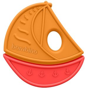 Bambino Zeilboot Oranje/Rood Latex Bijtring P0656