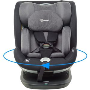 Babygo Grow Up Black i-Size 360° Autostoel 0-36 kg 2801