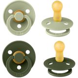 Bibs Sage/Hunter Green 0-6 mnd 2 Stuks Symmetrische Fopspeen 2121423