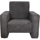 MamaLoes Jamie Antraciet Bouclé Kinderfauteuil ML040706