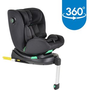 Eco Baby Hok Zwart 40-150cm 360° i-Size Autostoel