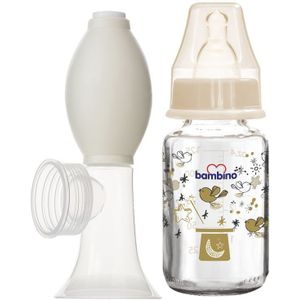 Bambino Borstkolf met Glazen Fles T003