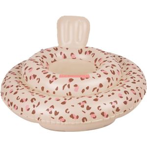 Swim Essentials Baby Float Oudroze Panter 0-1 Jaar Zwemring 2020SE459